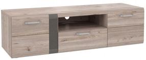 TV staliukas Forte Locarno, ąžuolo, 51.8 cm x 159.6 cm x 43.3 cm