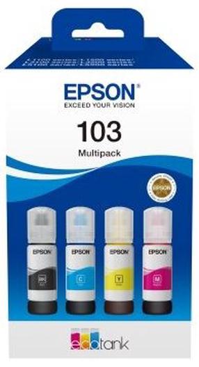 Rašalas Epson C13T00S64A, geltona/juoda/purpurinė (magenta), 65 ml