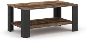 Kavos staliukas Tagus, rudas/juodas, 60 cm x 100 cm x 44 cm