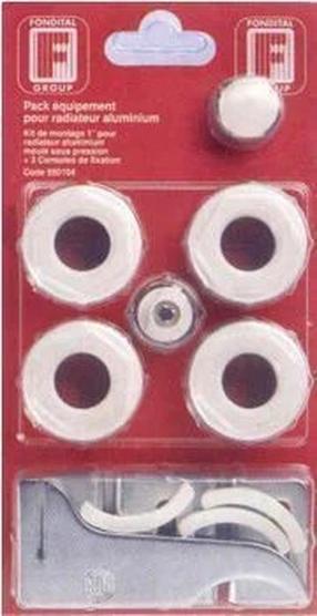 Komplektas, aliuminio radiatoriaus montavimui Fondital A81
