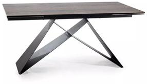 Valgomojo stalas išskleidžiamas Westin Legno, rudas/juodas, 160 - 240 cm x 90 cm x 77 cm