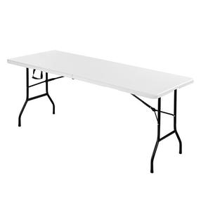 Stovyklavimo stalas Nils Camp NC1618, baltas/juodas, 180 cm x 74 cm x 73 cm