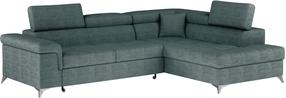 Kampinė sofa Eridano, žalia, 202 x 275 cm x 88 cm
