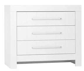 Komoda Pinio Calmo, balta, 57 cm x 110.7 cm x 94 cm