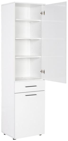 Virtuvinė spinta Kalune Design ADR-621-PP-1, balta, 38 cm x 52 cm x 187 cm