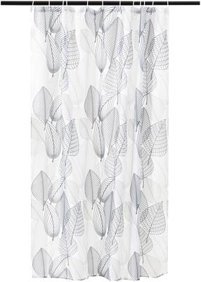 Dušo užuolaida 4Living Valeria, balta/pilka, 200 cm x 180 cm