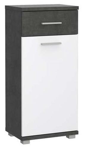 Pastatoma lentyna Forte Champ CMPK072-C286, balta/pilka, 29 cm x 40 cm x 88 cm