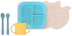 Indų komplektas Miniland Sunshine, 18 mėn., plastikas, įvairių spalvų