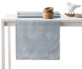 Staltiesės ir stalo takelio rinkinys stačiakampė Restilo Vesta, pilka, 115 x 200 cm, 35 x 200 cm, 2 vnt.