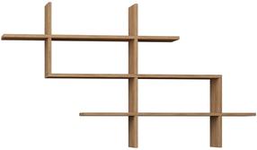 Sieninė lentyna Kalune Design Halic 776HMS3668, ąžuolo, 22 cm x 150 cm x 82 cm