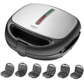 Sumuštinių keptuvė - vaflinė Camry 6in1 CR 3057, 1200 W