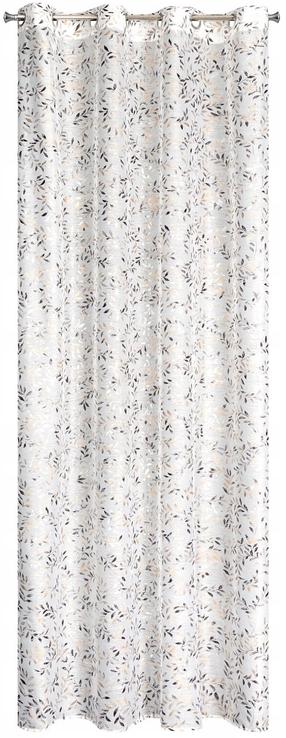 Dieninė užuolaida Terry, balta/vario, 140 cm x 250 cm