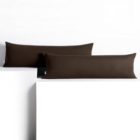 Pagalvės užvalkalas Restilo Amber, tamsiai ruda, 120 cm x 20 cm