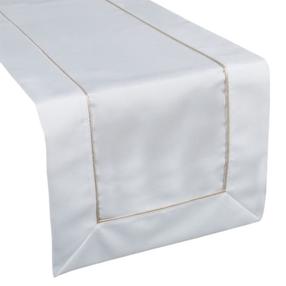 Stalo takelis stačiakampė Madele, balta, 40 x 140 cm