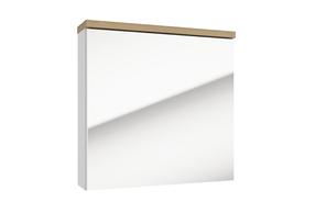 Pakabinama vonios spintelė su veidrodžiu Deftrans Stilla, medžio, 15 cm x 60.4 cm x 60 cm