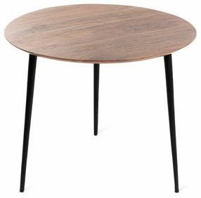 Kavos staliukas Homla Ren, rudas/juodas, 50 cm x 50 cm x 35 cm