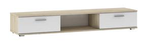 Televizoriaus spintelė ADRK Sella, baltas/rusva, 40 cm x 176 cm x 28 cm