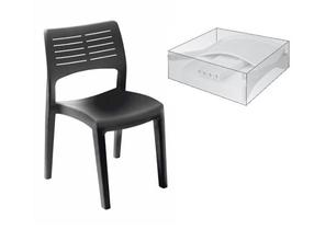 Lauko kėdė Progarden, antracito, 50 cm x 51 cm x 82 cm