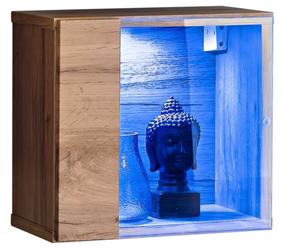 Vitrina ASM Switch WW5, ąžuolo, 30 cm x 25 cm x 30 cm