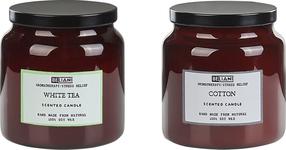 Žvakių rinkinys, aromatinė Beliani Absolute Alchemy Lumarko!, 2 vnt., Ruda