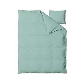 Patalynės užvalkalų komplektas Rustilė Satin, mėlynas, 150 x 215 cm