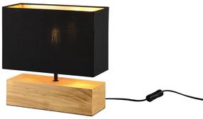 Šviestuvas, stalo dekoratyvinis Reality Woody R50181080, E27, pastatomas, 60W