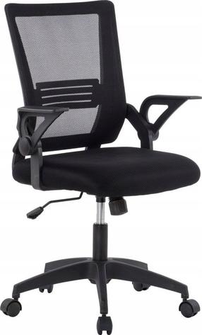 Darbo kėdė Techly, 62 x 63 x 89.5 - 99.2 cm, juoda