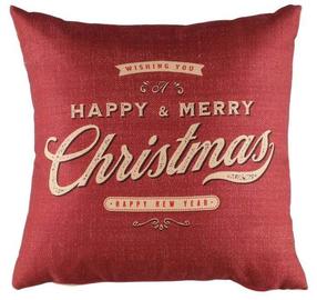 Kalėdinė dekoratyvinė pagalvėlė Winteria, raudona, 40 cm x 40 cm
