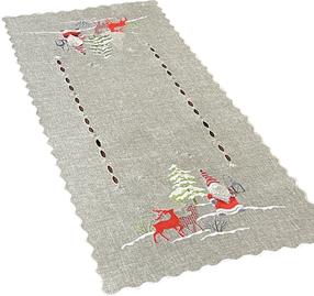 Kalėdinis stalo takelis stačiakampė OSD02-2, pilka, 40 x 160 cm