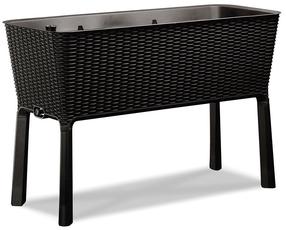 Gėlių vazonas Keter Easy Grow 10174288, plastikinis, 114 cm x 49.3 cm, pilkas