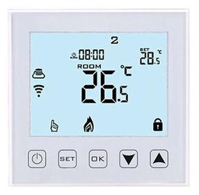 Termostatas Tuya Programmable WiFi, montuojamas ant paviršiaus, balta, 8.6 cm, 5 - 35 °C