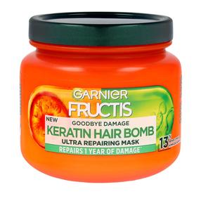 Kaukė plaukams Garnier Fructis Goodbye Damage Keratin Hair Bomb, 320 ml