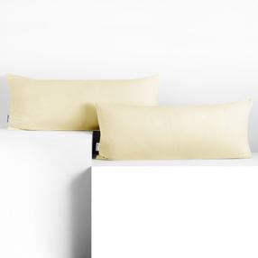 Pagalvės užvalkalas Restilo Amber, smėlio, 120 cm x 40 cm, 2 vnt.