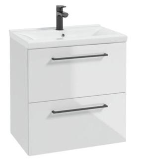 Vonios spintelė su praustuvu Deftrans Metro D60 + Plan 60, balta, 45 cm x 60 cm x 60 cm