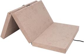 Lauko baldų čiužinys Hobbygarden Ben XXL BENBEZ7, šviesiai ruda, 200 x 120 cm