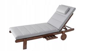 Lauko baldų čiužinys Hobbygarden Alicante, pilka, 204 x 60 cm