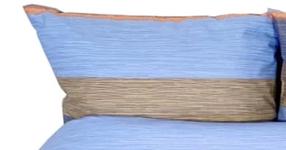 Pagalvės užvalkalas Rustilė The Beach 1237, mėlyna/ruda, 40 cm x 60 cm