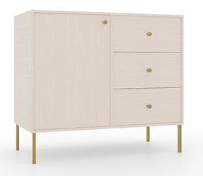 Komoda ADRK Tili, rusva, 40.8 cm x 83.6 cm x 58.9 cm