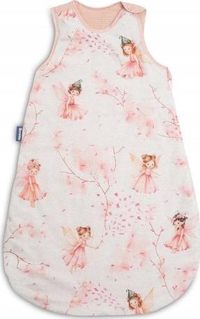 Plonas miegmaišis kūdikiui Sensillo Fairies, rožinis, 80 cm x 50 cm