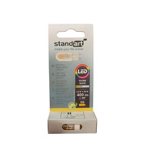 Lemputė Standart Integruota LED, G9, 2700 °K, G9, 3.2 W, 400 lm