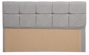 Lovos galvūgalis Kalune Design Vitalia, 140 cm x 7 cm, 97 cm, pilka