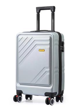 Lagaminas Ebox, sidabro, 32 x 22 x 54 cm