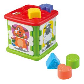 Lavinimo žaislas PlayGo Shape And Build Barn, įvairių spalvų