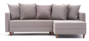 Kampinė sofa - lova Hanah Home Aydam, kreminė, dešininė, 150 x 215 cm x 80 cm