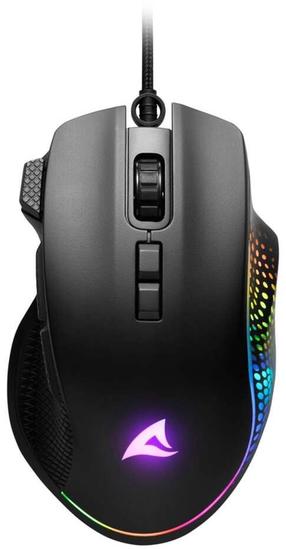 Žaidimų pelė Sharkoon SHARK Force 3, juoda