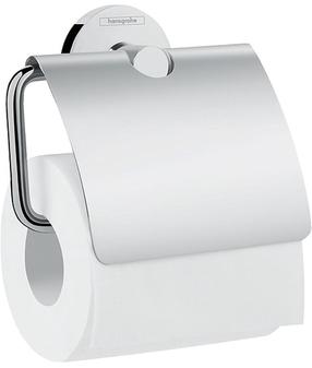 Tualetinio popieriaus laikiklis Hansgrohe Logis Universal Toilet Paper Holder With Cover, 13.8 cm x 2.6 cm x 9.2 cm