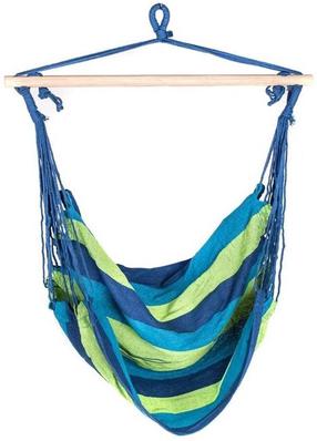 Sėdimas hamakas Happy Green Hanging, mėlynas/žalia