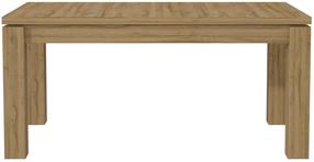 Valgomojo stalas išskleidžiamas Forte Portland, ąžuolo, 160 - 206.6 cm x 90 cm x 75 cm