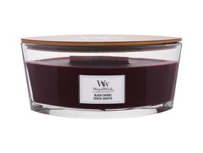 Žvakė, aromatinė WoodWick Black Cherry Elipse, 40 h, 453.6 g, Raudona