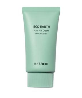 Dieninis veido kremas The Saem Eco Earth Cica Sun Cream, 50.0 ml, SPF 50